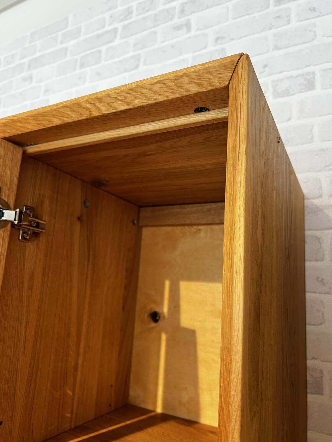 Natura - Wandmeubel Missoula Eik Geolied Glas Antraciet Inclusief LED verlichting En transformator - 9