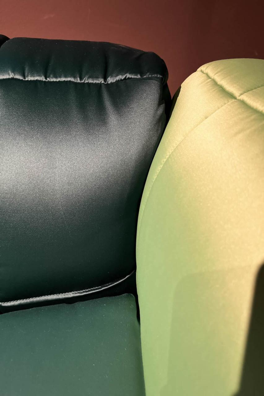 vetsak - Sofa Aspesi Stoff Aspesi Verschiedene Grüntöne Pavonne Melachite Diabolo Menthe - 5