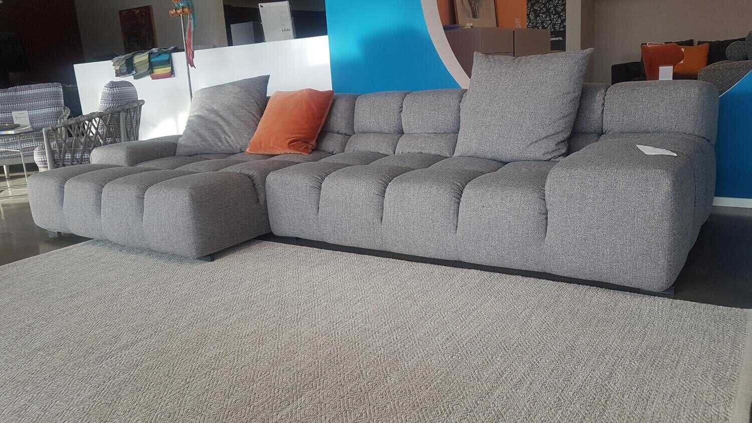 bb-italia-ecksofa-tufty-time-stoff-extra-edit-beola-grau-mit-3-kissen-d6216279557aGs3Cjedze8ifg B&B Italia - Ecksofa Tufty Time Stoff Extra Edit Beola Grau mit 3 Kissen - 2