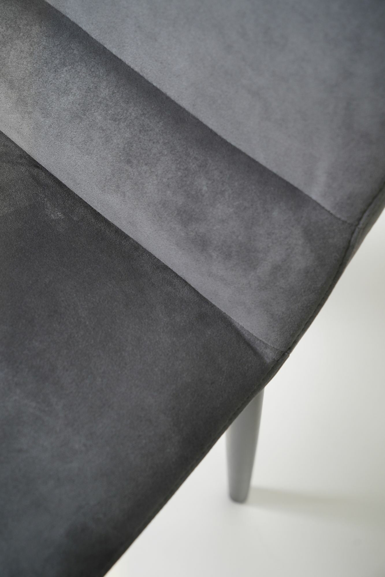 Ligne Roset - Stuhl Bendchair 10260903 Bezug Stoff Alcantara Chick Grau 6404 Gestell Buche Schwarz Gebeizt - 5