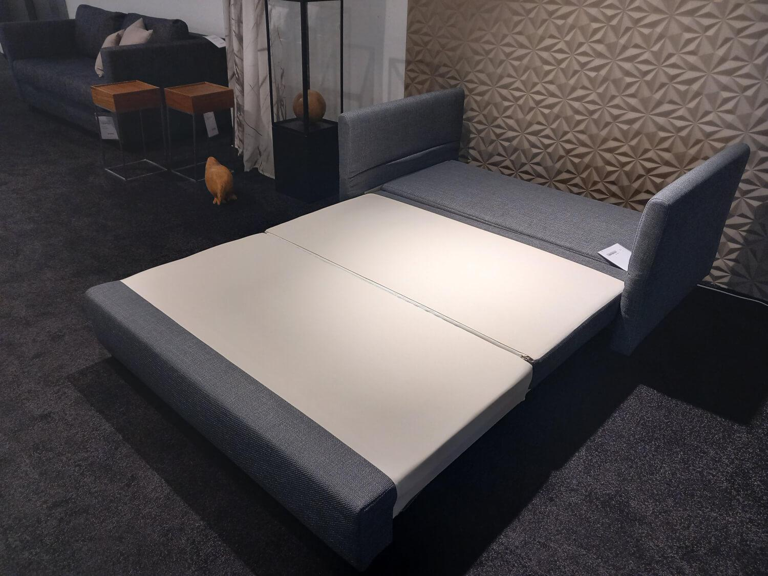 Signet - Schlafsofa Paula Stoff Imola Stahl Grau Mit Auszugsfunktion - 7
