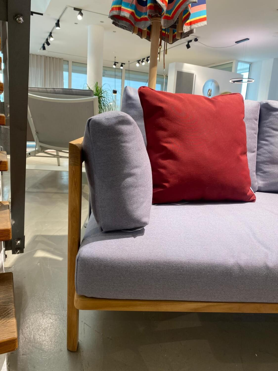 Weishäupl - Récamiere New Hampton Stoff Zori Muse Lila Teakholz - 5