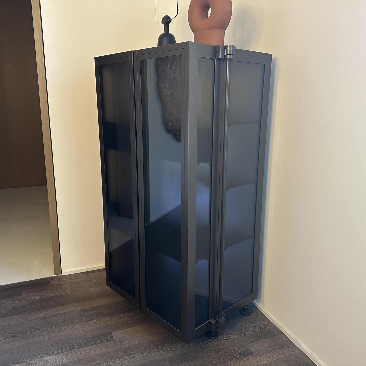 Culti Shakkai - Badezimmerschrank Cube Grau Und Schwarztöne - 7