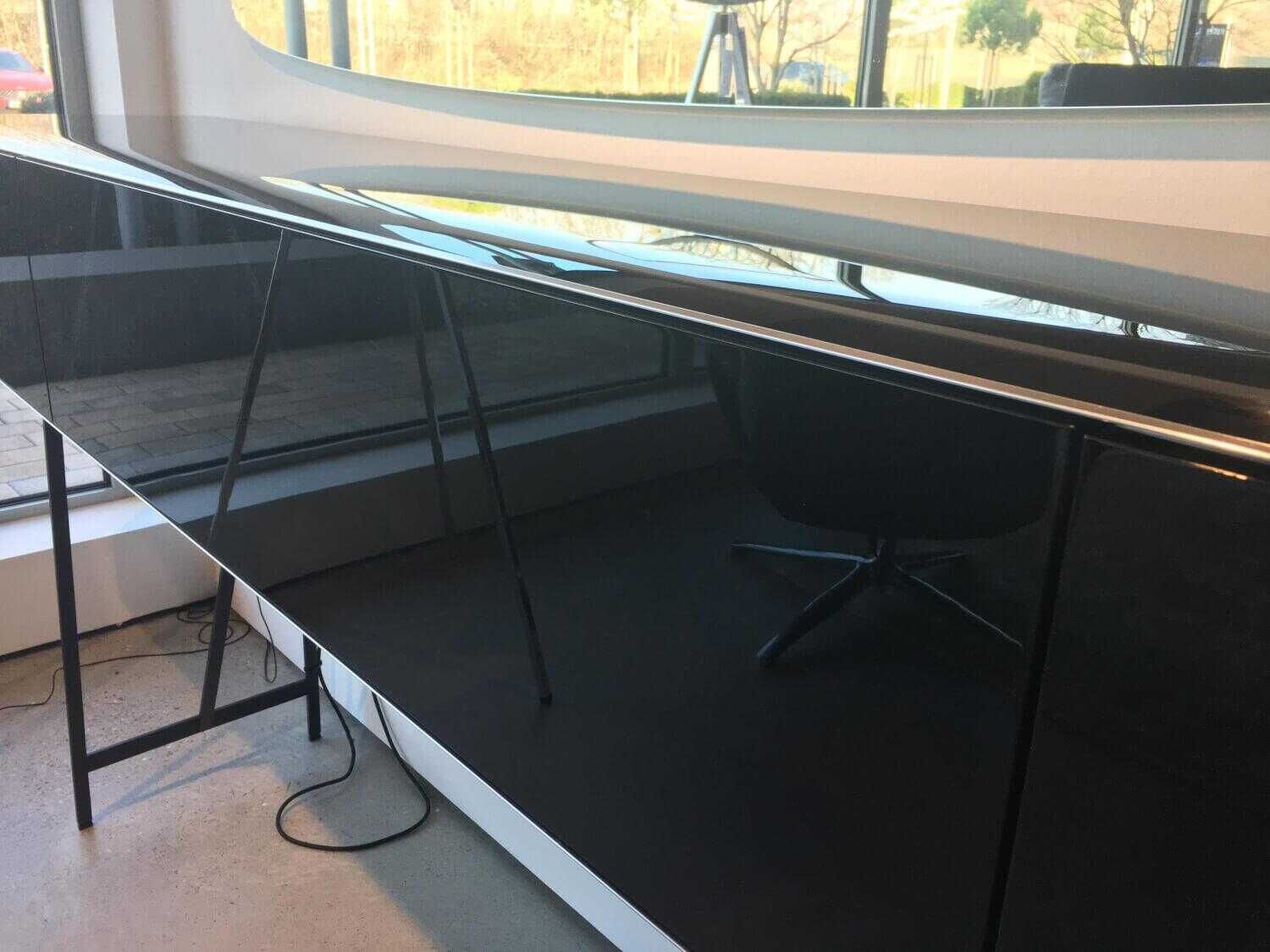 YOMEI - Highboard S 100 Lackiert Schwarz 82 Pantex Hochglanz - 9