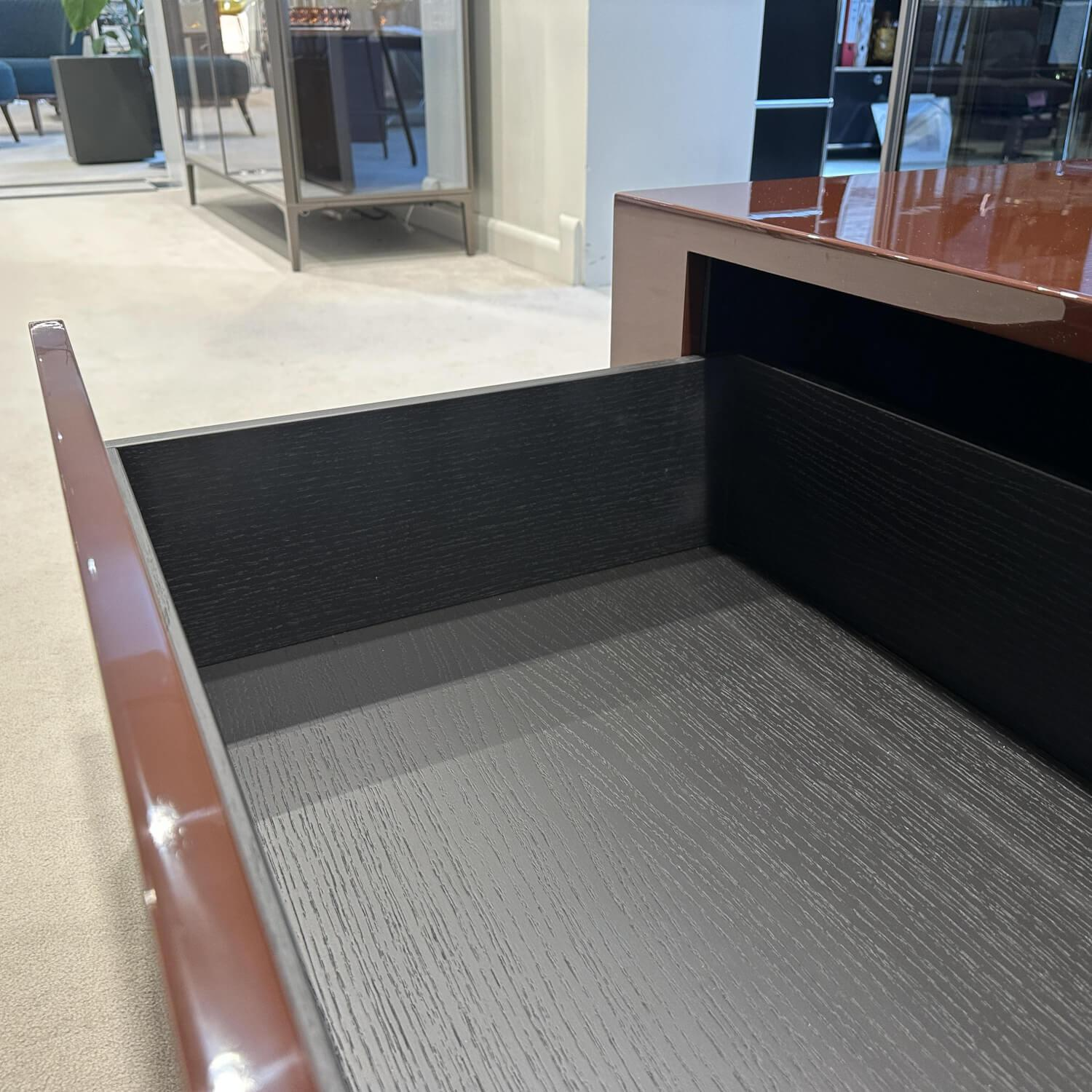 Minotti - Beistellmöbel Solid Cortenstahl Glänzend Lackiert - 4