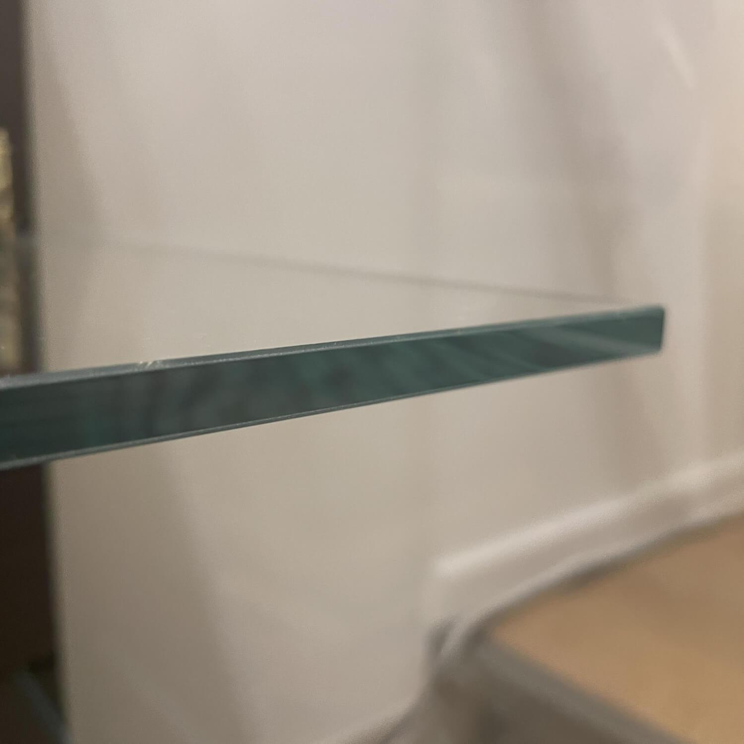 Interlübke - Vitrine Just Cube Light mit Beleuchtung Korpus Lack Rückwand Eucalyptus 5 Glasböden und Abdeckplatte - 3