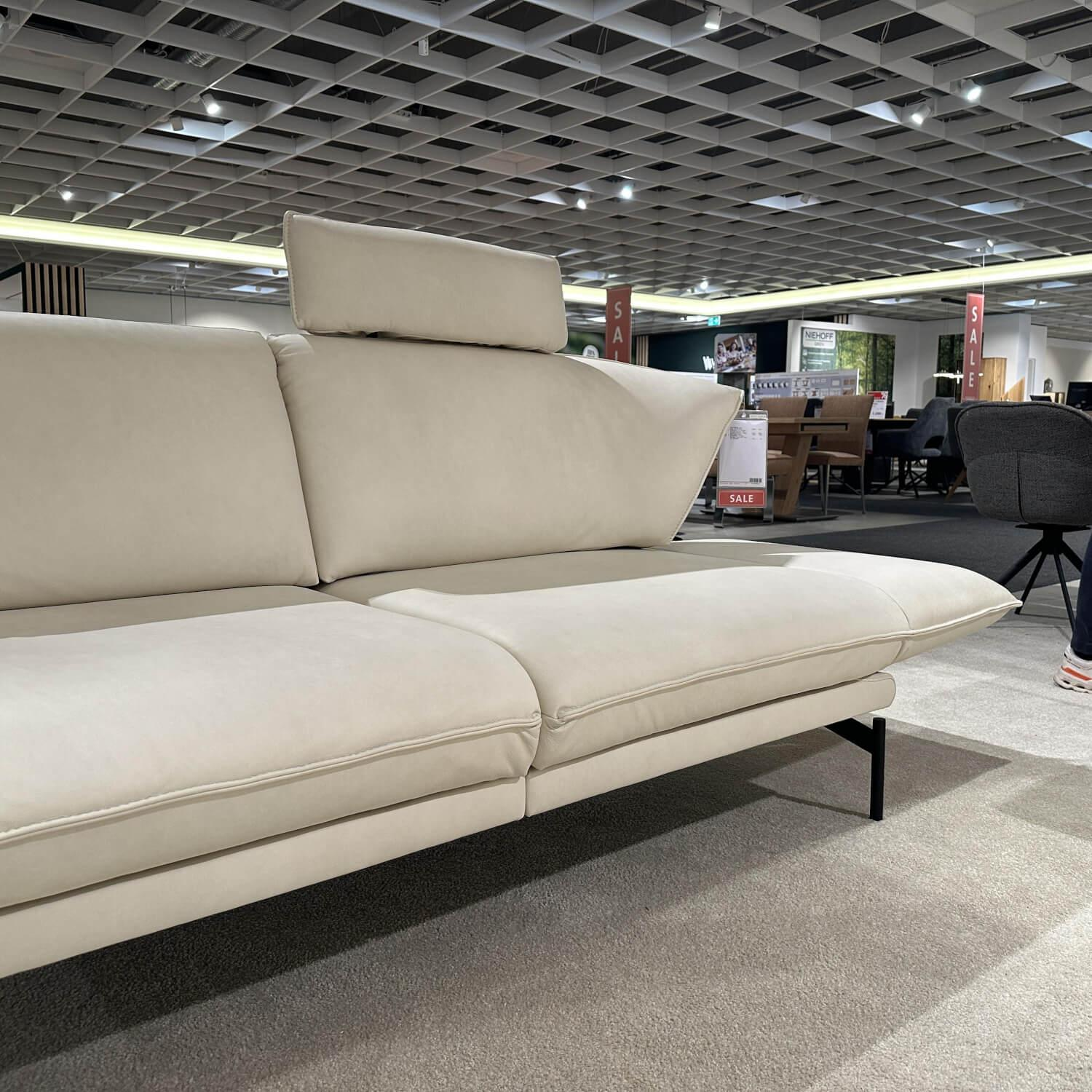 himolla - Sofa 2,5-Sitzer 1478 Leder Soft-N Yeti 63 Metallfuß Anthrazit Mit Drehsitz - 8