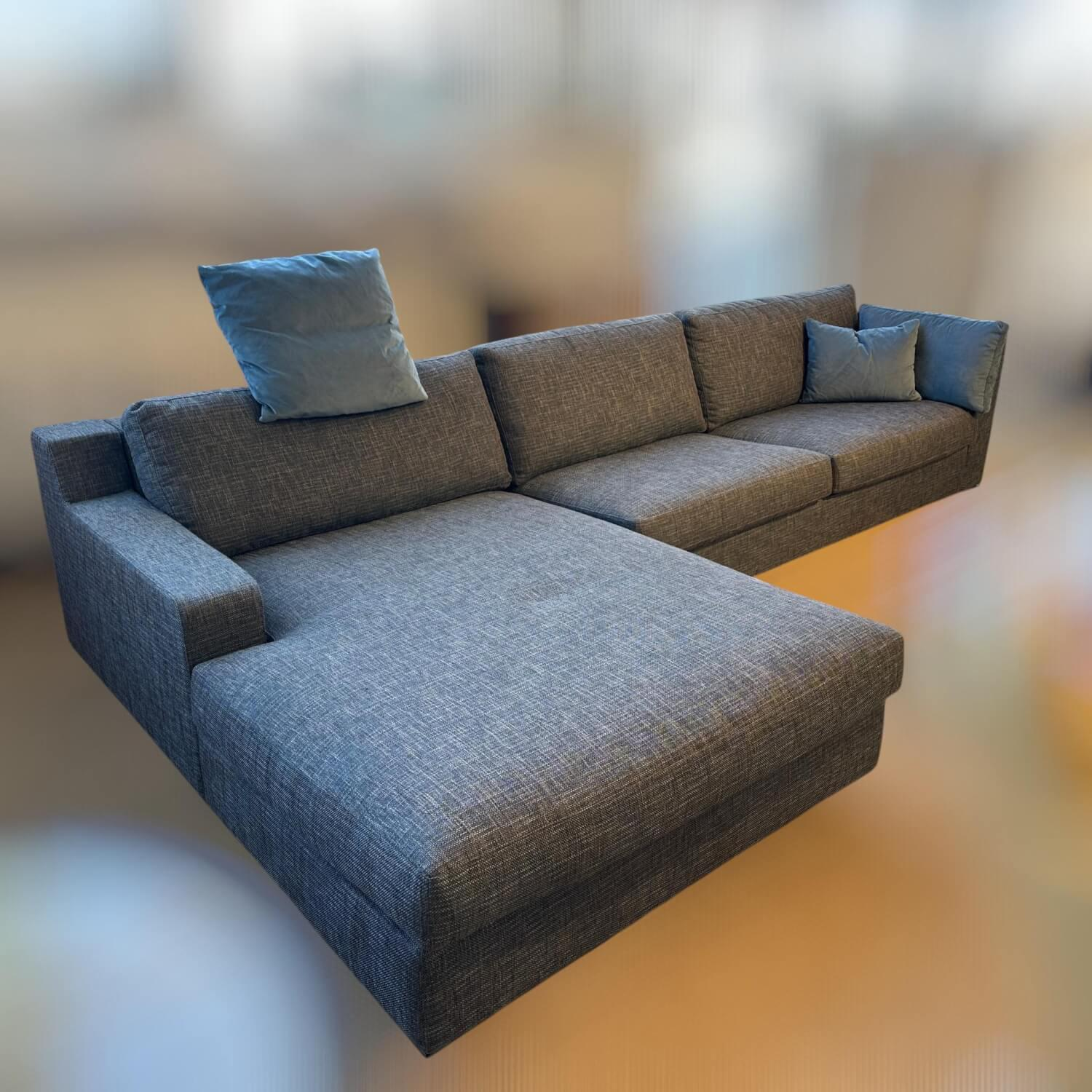 Bielefelder Werkstätten - Ecksofa Inspiration Stoff Nevia BW1752-252 Grau - 4