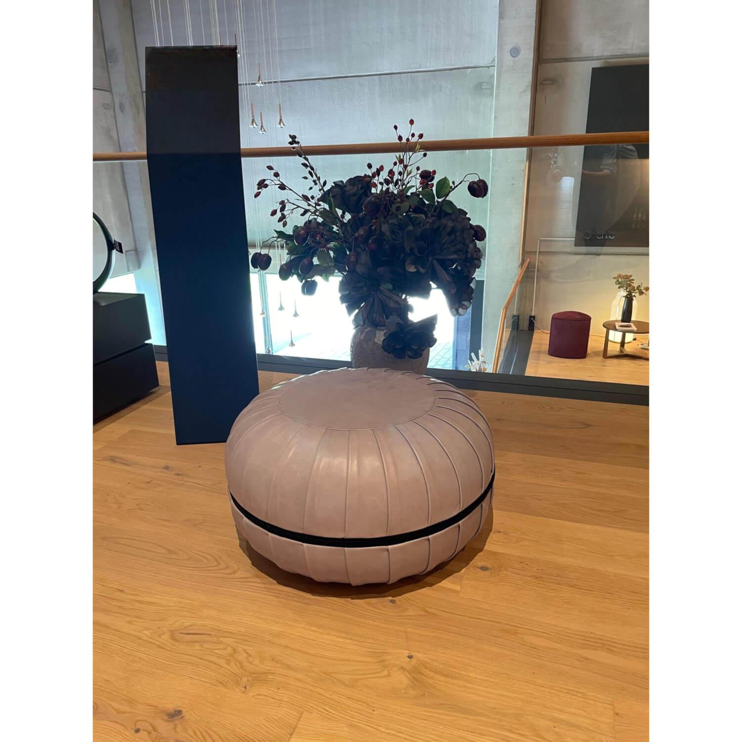 Freifrau - Pouf Anna Bezug Leder Oman Plaza 50110 - 3