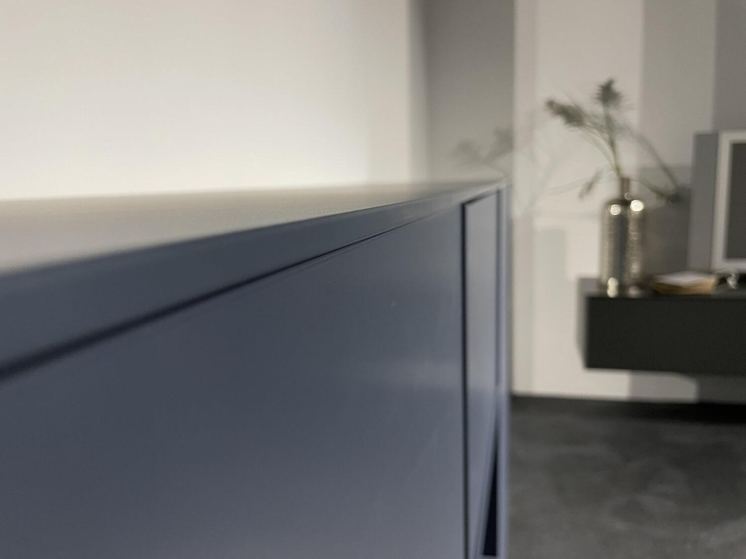 IRO - Highboard Contur Casello 6420 Lack Blau Inklusive Beleuchtung - 2