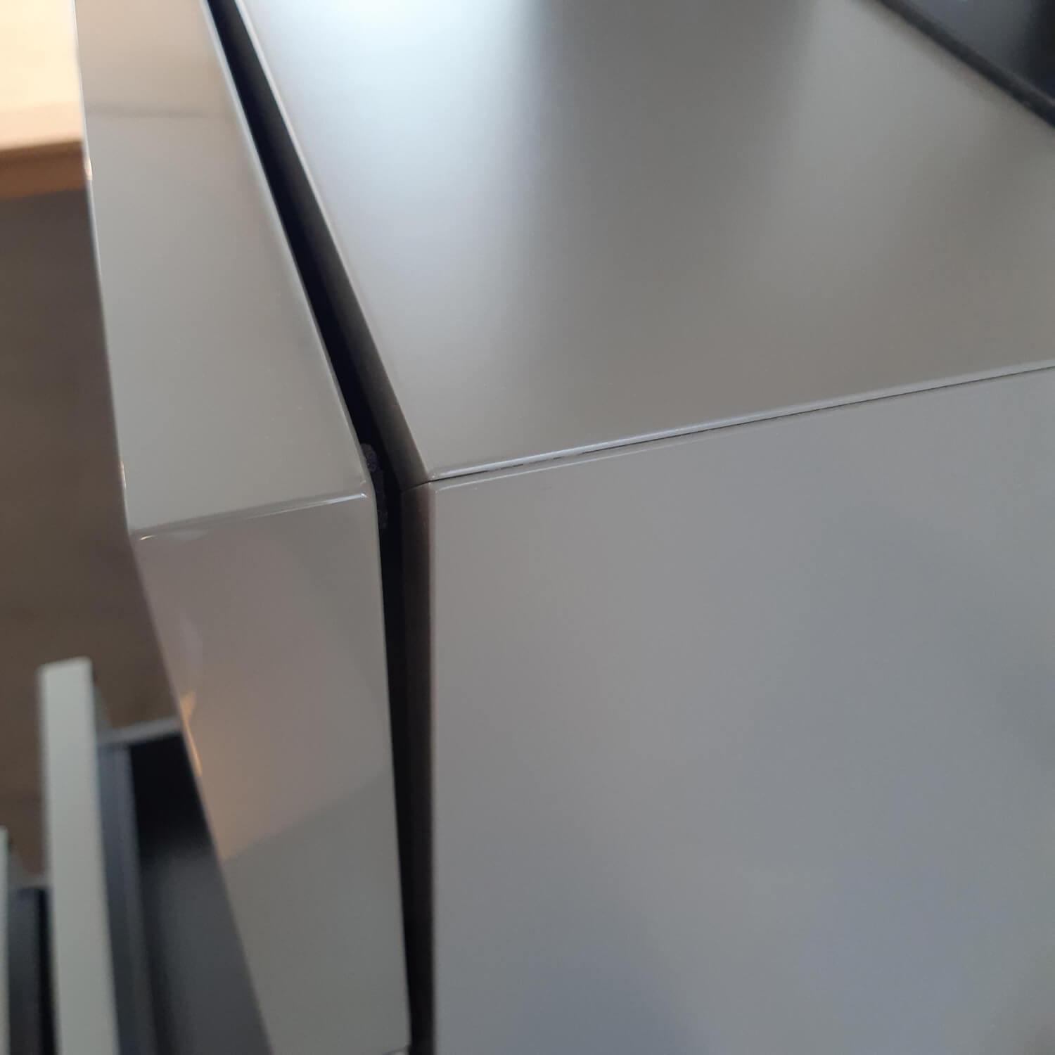 Kettnaker - Highboard Mio Lack Matt Asphalt Fronten Lack Hochglänzend Asphalt - 4
