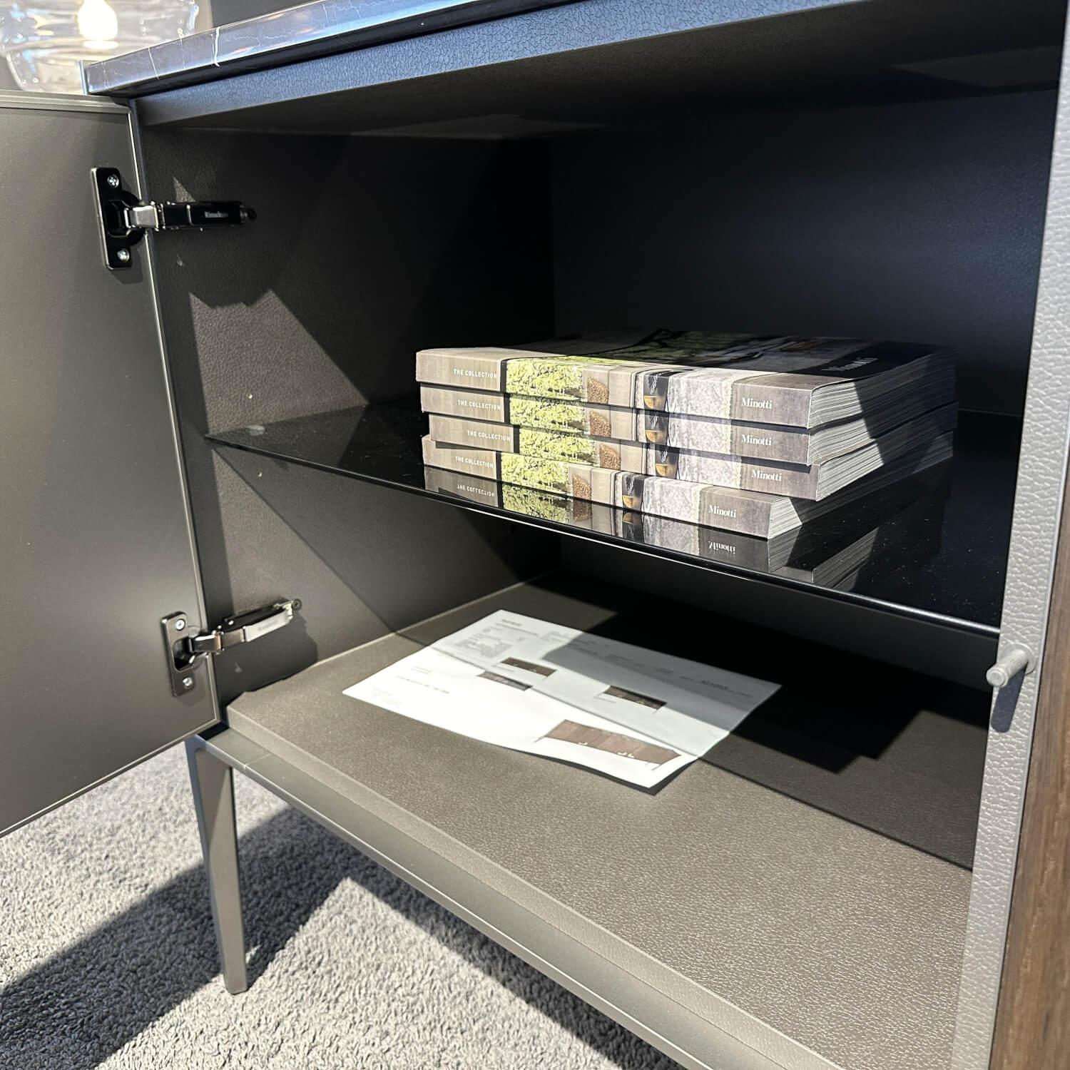 Rimadesio - Sideboard Self Bold Abdeckplatte Mamor Noir Saint Laurent - 4