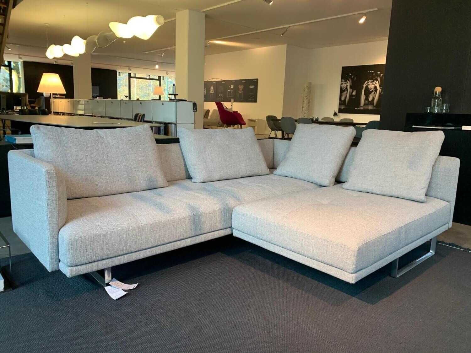 walter-knoll-corner-sofa-prime-time-fabric-tonga-7618-shadow-grey-with-swivel-function-dbfaef8ababb5dNeMkomFfcjq Walter Knoll - Corner sofa Prime Time fabric Tonga 7618 Shadow gray with swivel function - 2