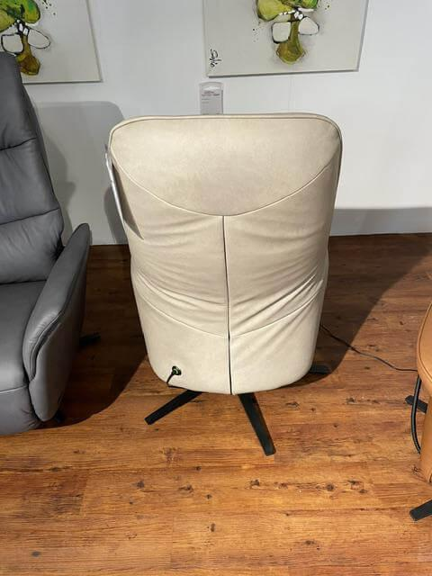 himolla - Sessel Cumurex 7364 Leder 22 Soft Nappa Island Beige Gestell Metall Anthrazit Mit Herz Waage Funktion - 8