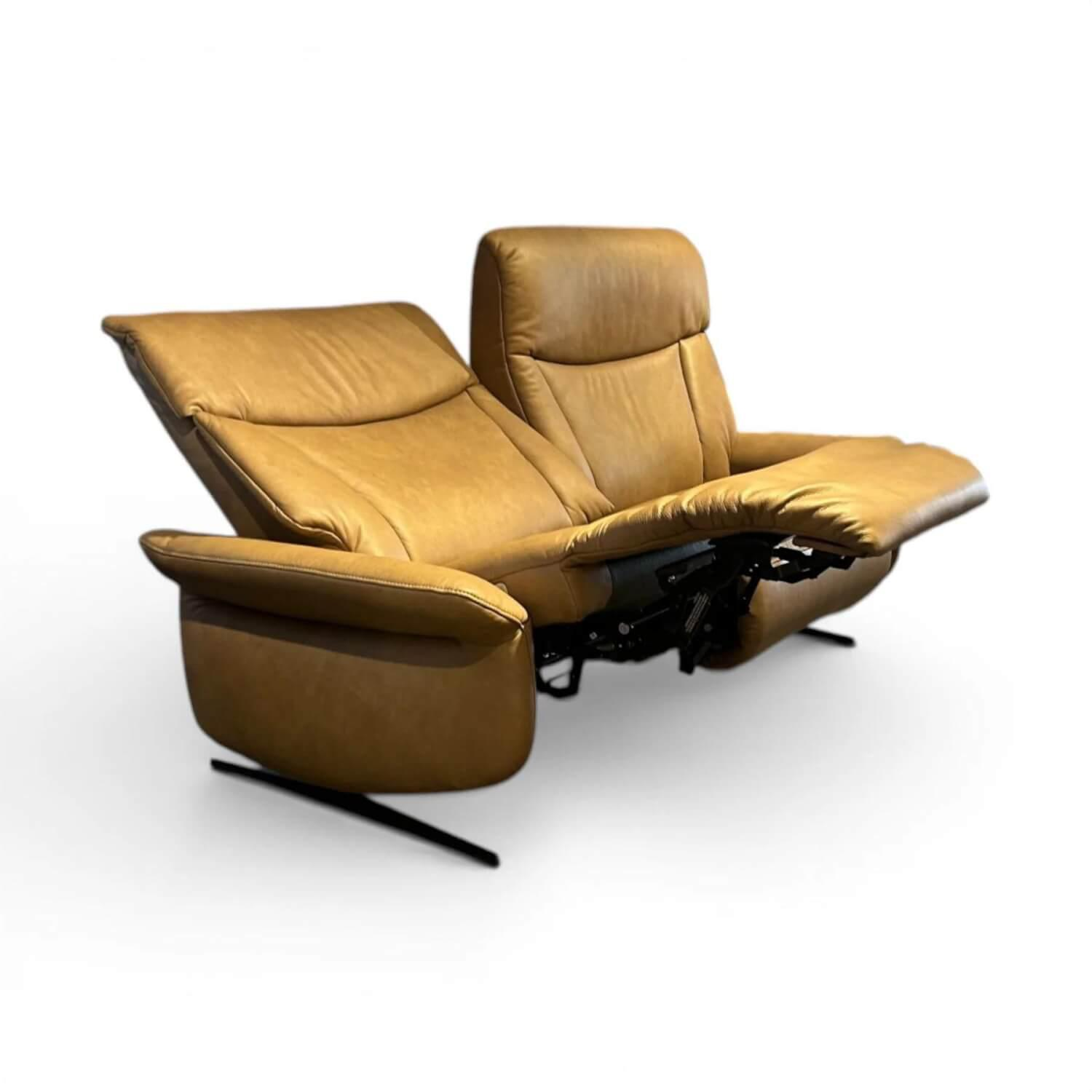 himolla - Sofa 4473 Varia Leder Eleganza Tortuga Füße Metall Schwarz Mit Elektr. Wall-Free-Funktion, Kopfteilverstellung, Nackenverstellung - 4
