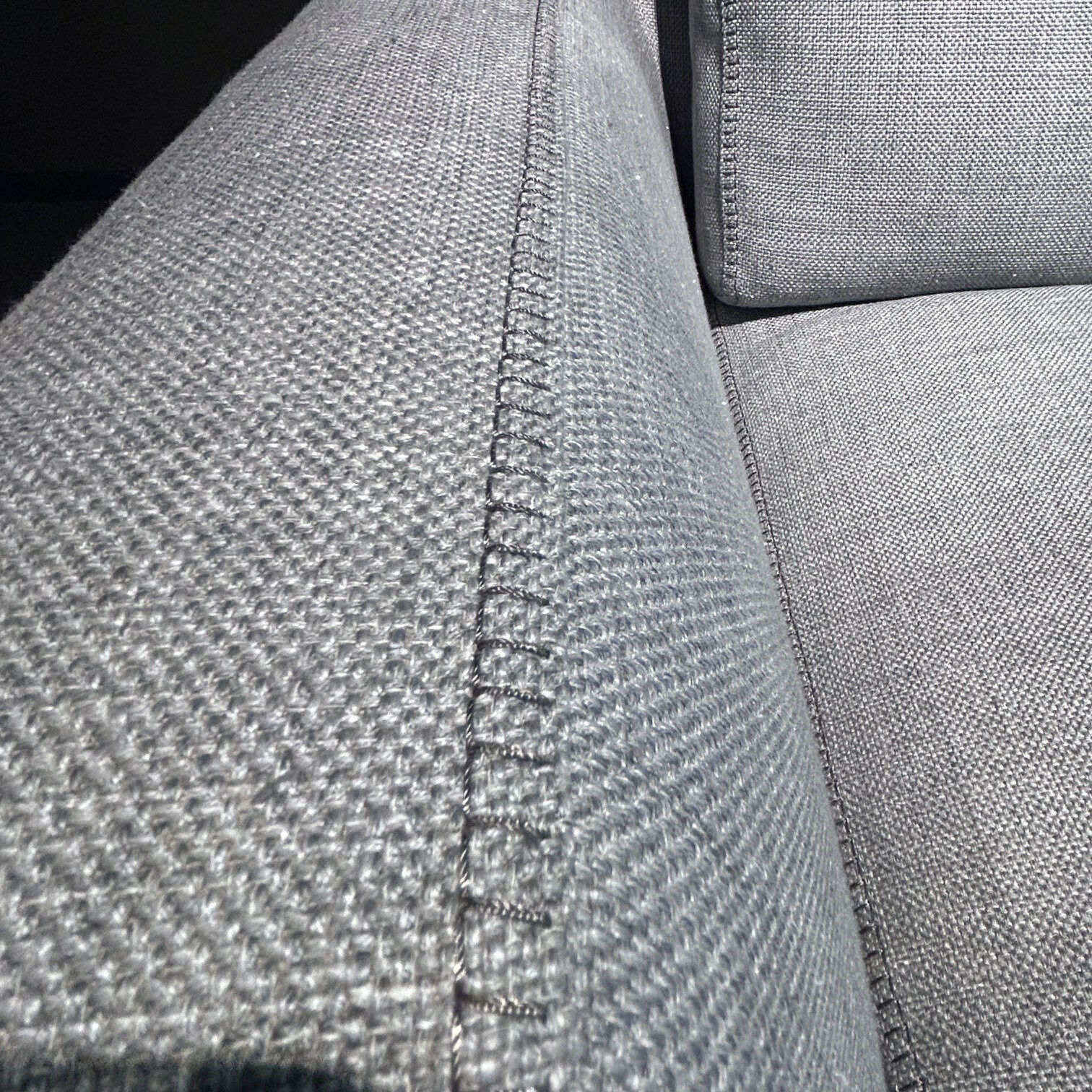 B&B Italia - Sofa Ray Stoff 2038258 Spora Stein Grau Füße Nickel Bronzefarben Inklusive Kissen - 3