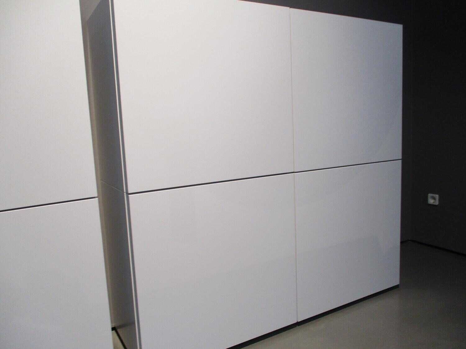 Kettnaker - Highboard Mio Holz Lack Weiß Floatglasböden - 3