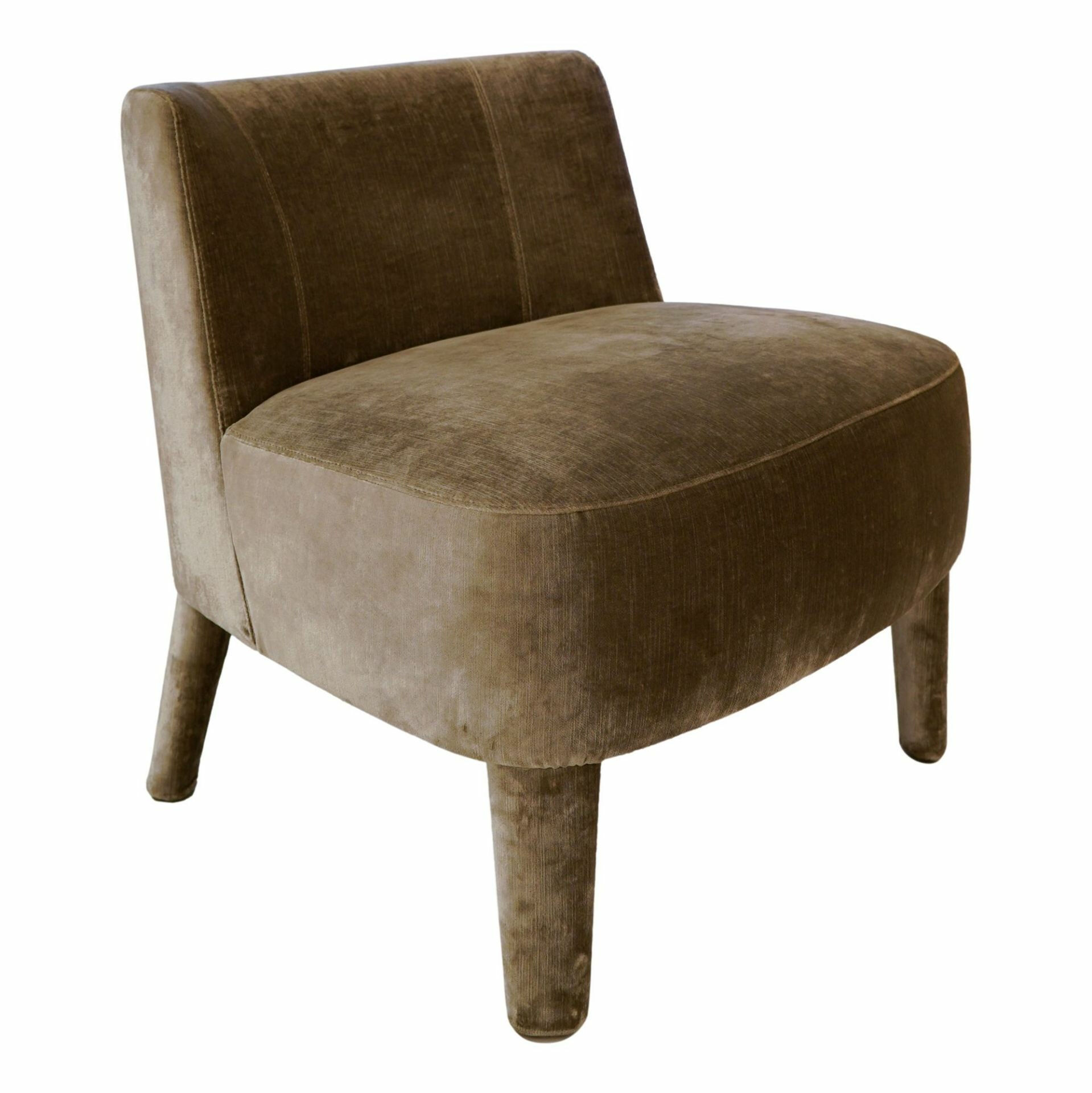Meridiani - Sessel Isabelle Stoff Cremona 02 Luxury Col Taupe Braun - 1