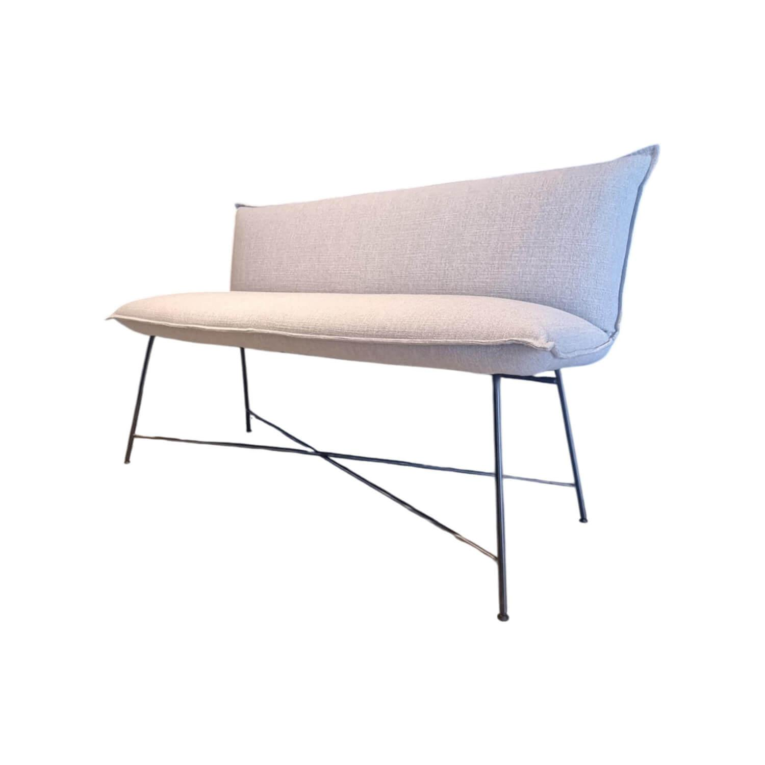 Jess - Esszimmerbank Vidar Bar Stoff Porto Ash Grau - 1