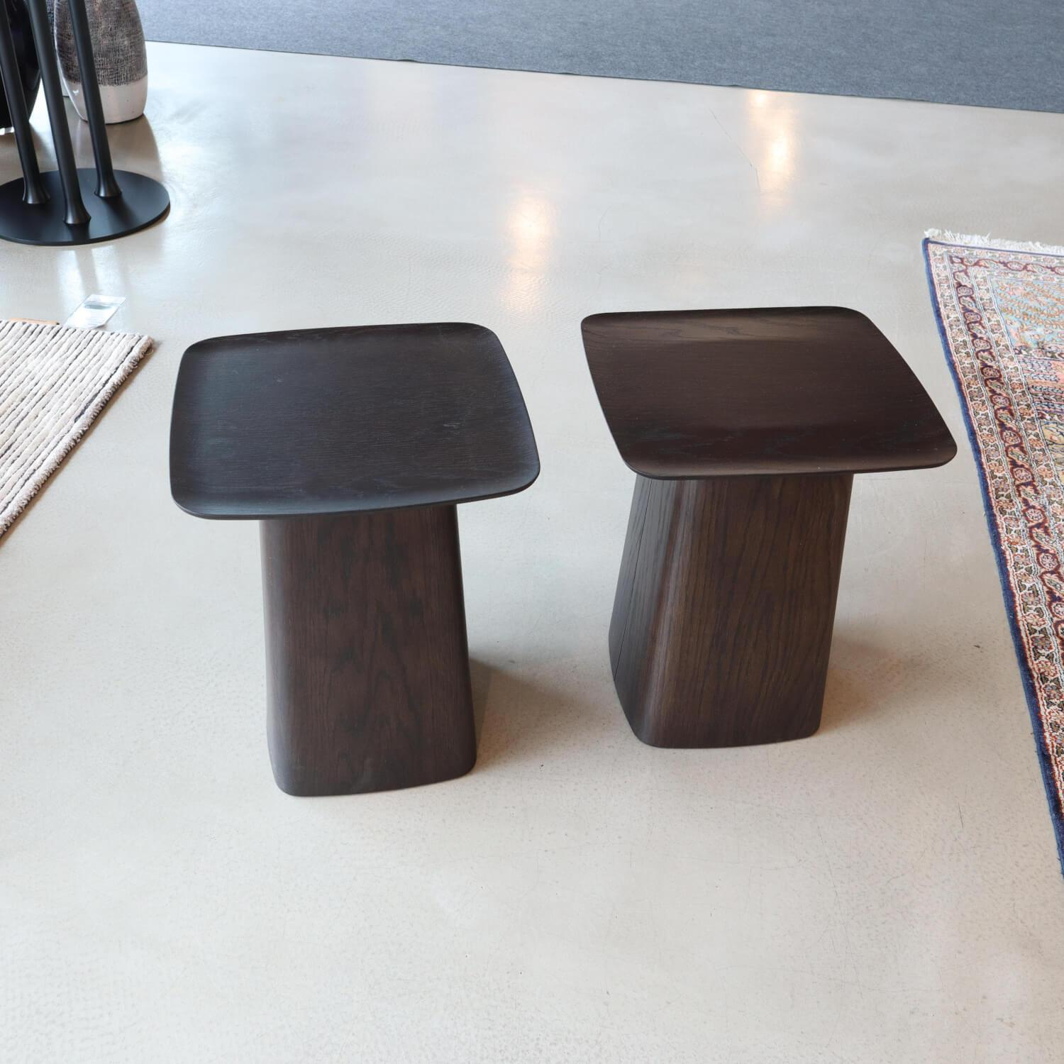 Vitra - 2er-Set Beistelltisch Wooden Side Table Klein Eiche Dunkel - 4