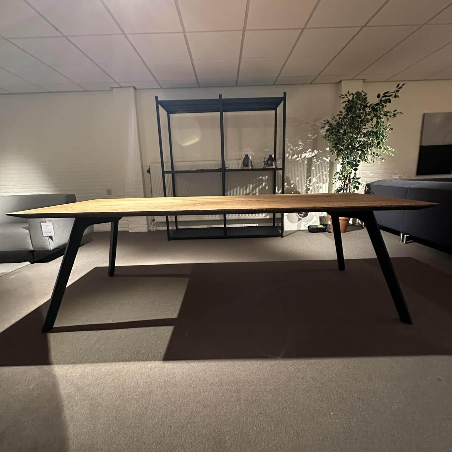 Nouvion - Esstisch Nouvio Platte Eiche 631 Füße Holz Schwarz - 4