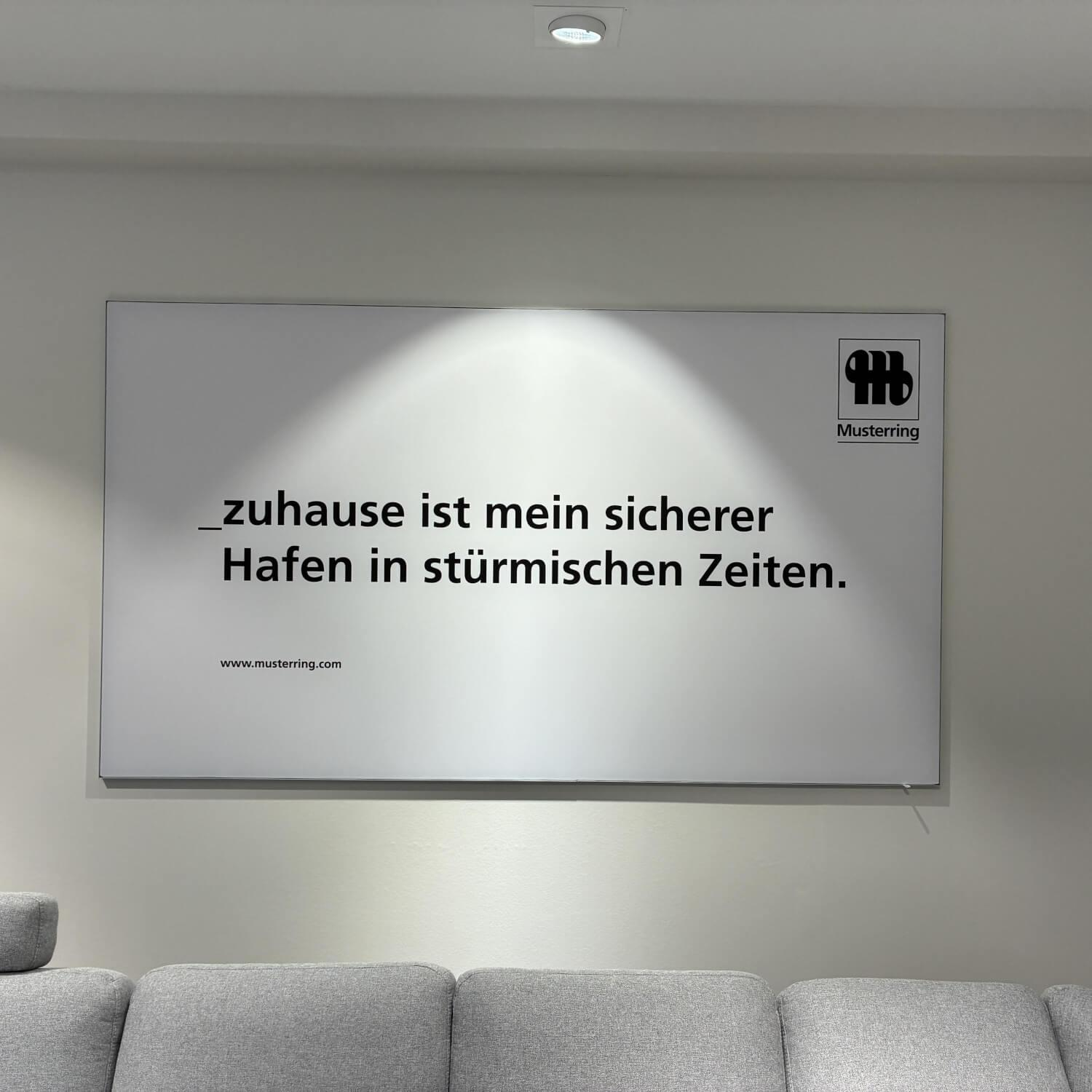 Musterring - Wohnwand Jana Lack Graphit Grau Mit Absetzung Altholz-Eiche inkl. Beleuchtung - 4