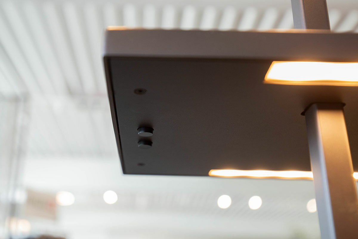 Vibia - Stehleuchte Suite Aluminium Und Stahl Dunkelbraun Leuchtkugel Opalglas - 6