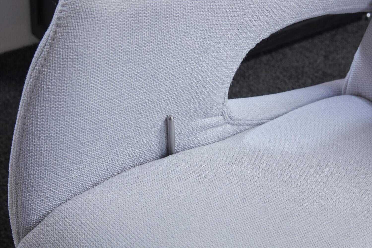 Couchliebe - Relaxsessel PP-RS19017 Stoff Svea Silber PG 12 mit Relaxfunktion - 6