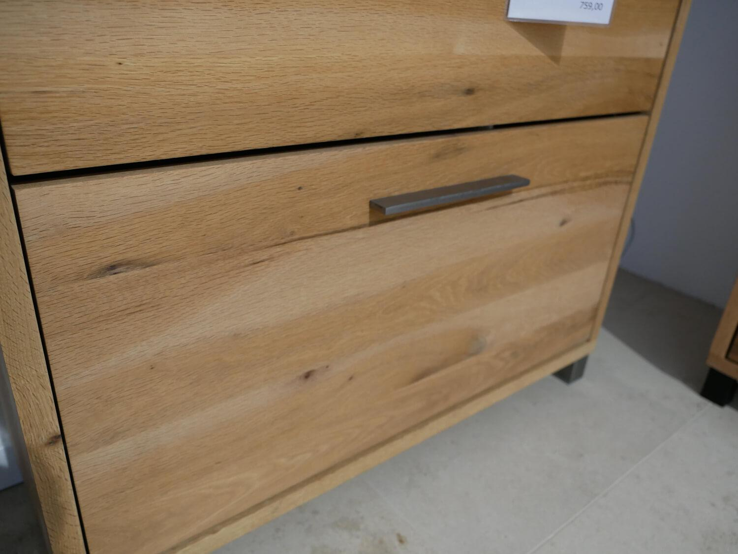 HKC - Schuhschrank Rock It Balkeneiche Geölt mit 2 Wandpaneelen - 3