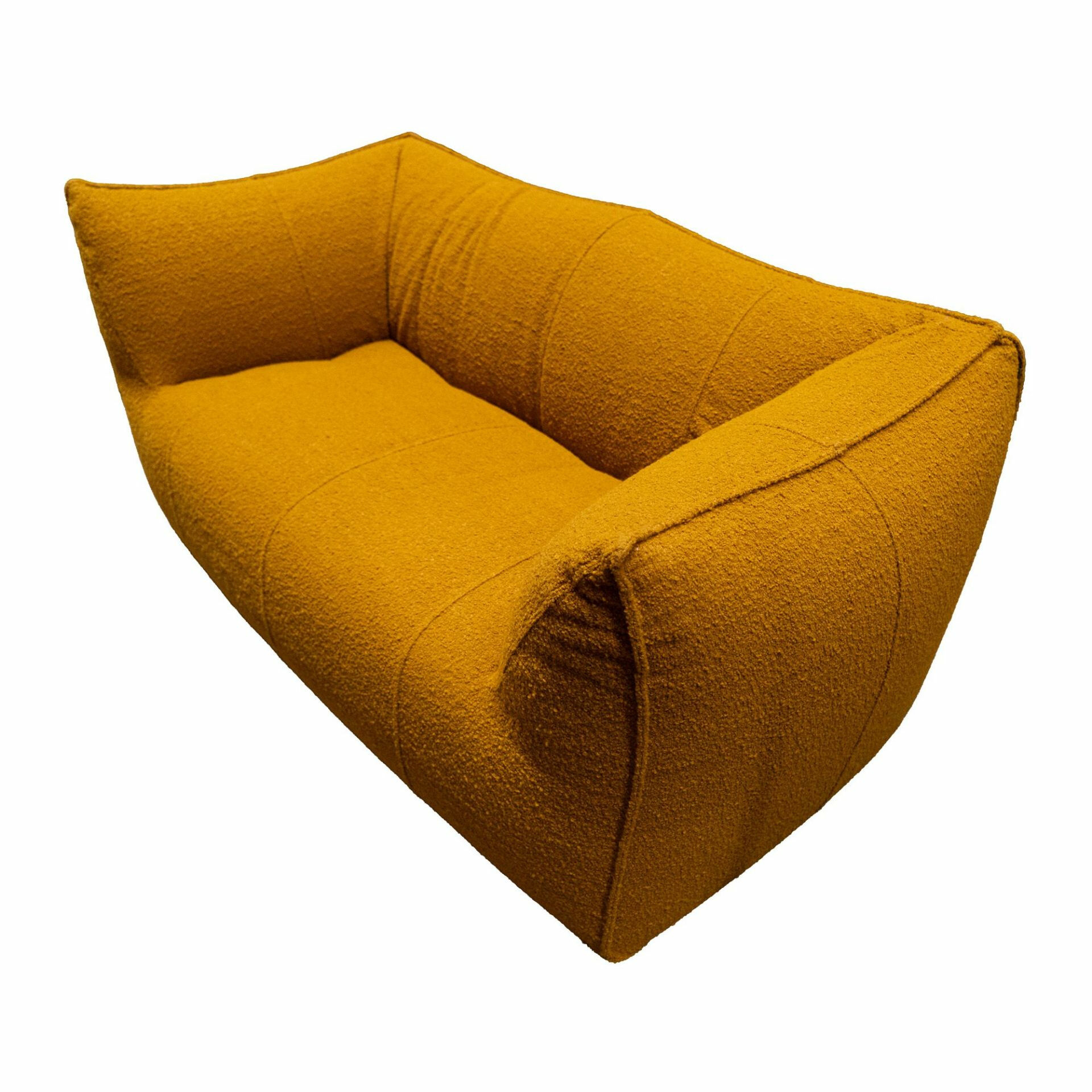B&B Italia - Sofa Le Bambole LBA2 Stoff Sila Ocker 2823550 Orange - 1