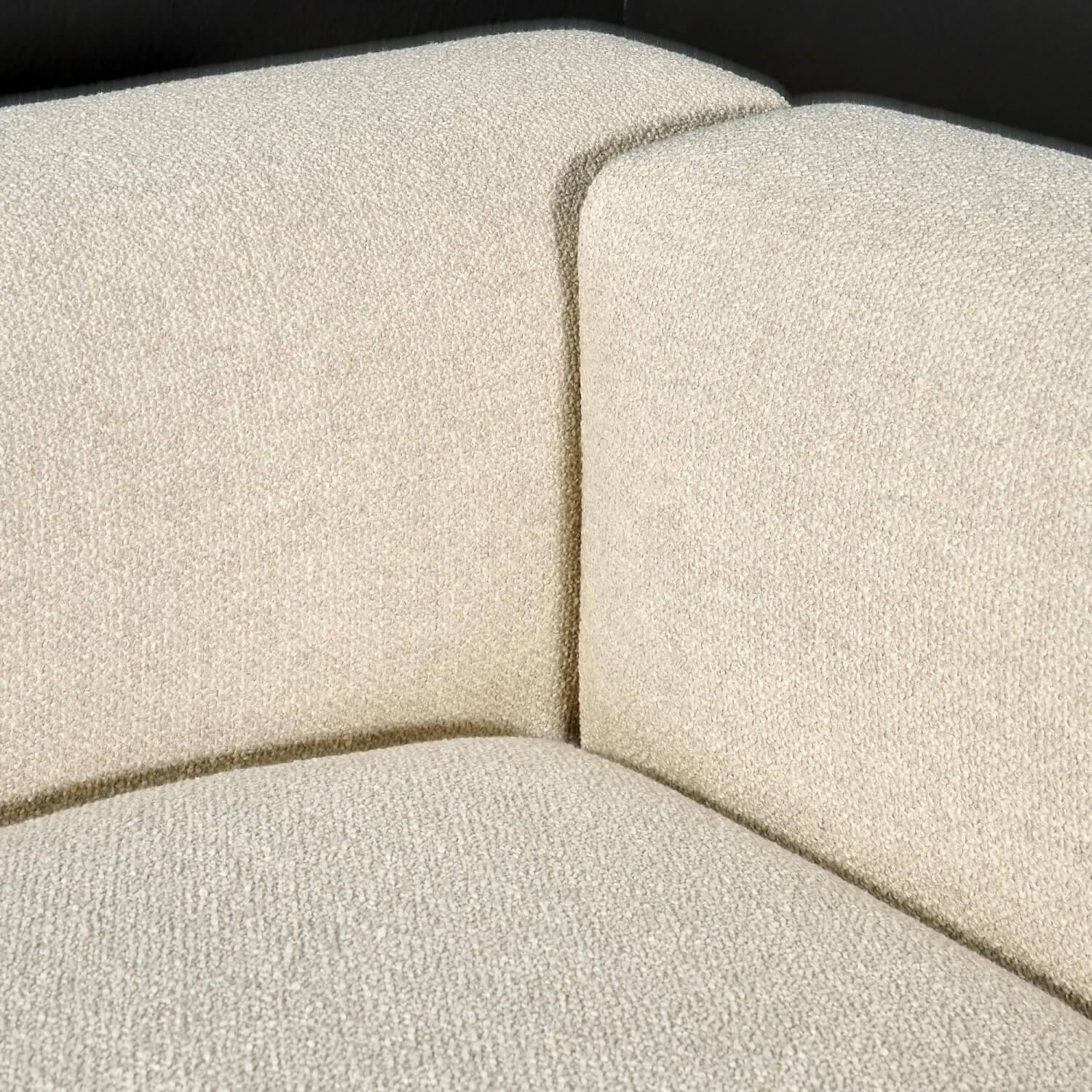 COR - Sofa Moss Bezug Stoff 8207 Muschel Füße Verchromt Mit Kunststoffgleitern - 12