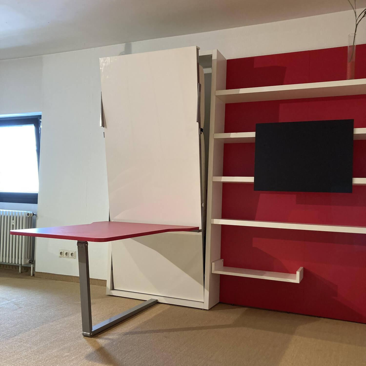 Clei - Funktionsmöbel Systemwand Telemaco Work mit einklappbarem Bett - 5