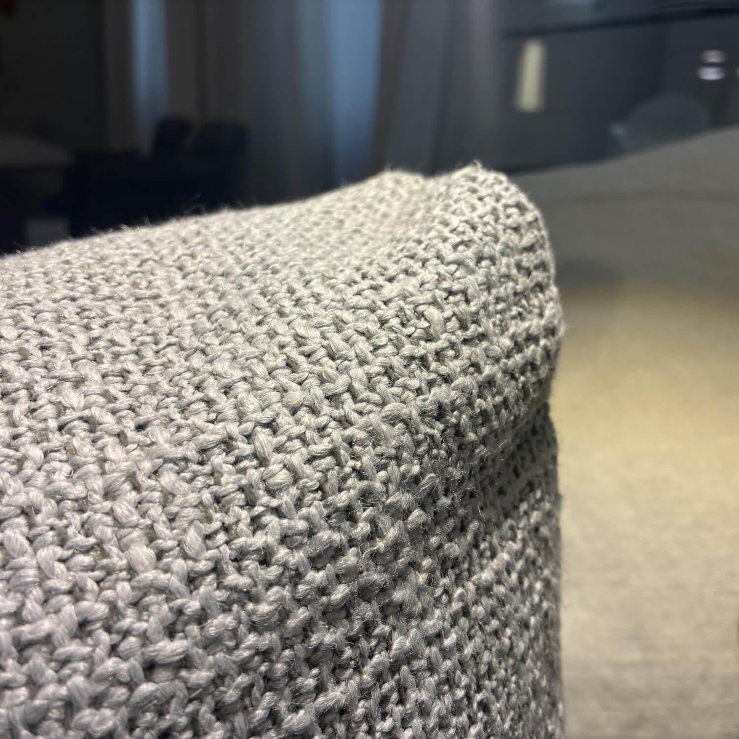 Walter Knoll - Ecksofa Jaan Living Stoff Weave 7756 Silver Grau Gestell Schwarz Matt Pulverbeschichtet - 2