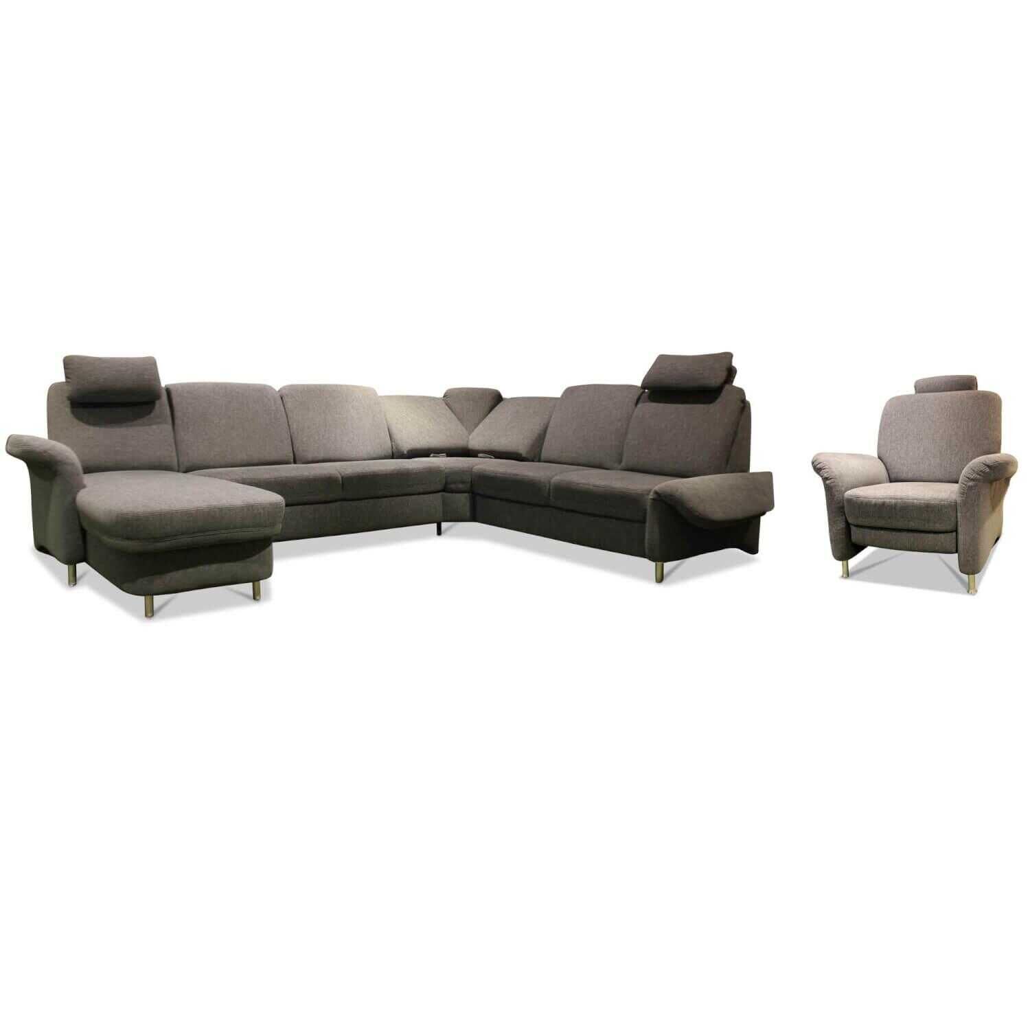 zehdenick-ecksofa-joy-s-stoff-e-vincent-grau-mit-kopfst-C3-BCtzen-und-sessel-407ea9eaa475 Zehdenick - Ecksofa Joy S Stoff E Vincent Grau mit Kopfstützen und Sessel - 1