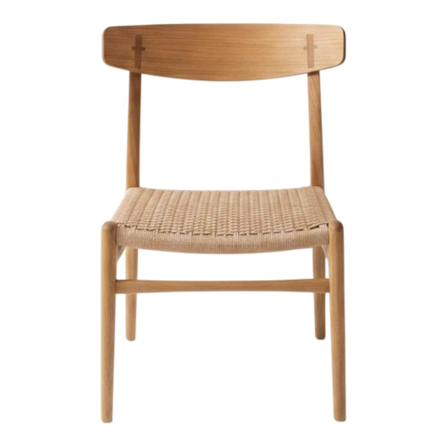 Carl Hansen & Søn - Stuhl CH23 Eiche Geölt Sitzfläche Natur Geflecht - 1