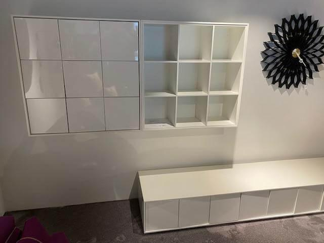 WK Wohnen - Wohnwand WK 465 Pur Lack Matt Und Hochglanz Verkehrsweiß - 6