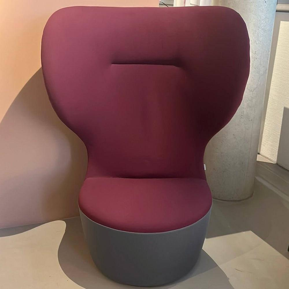 Walter Knoll - Stuhl Silent Chair 277 10C Seating Stones Sitz Stoff Knit Rot Gestell Stoff Knit 8202 Slate Grau - 4