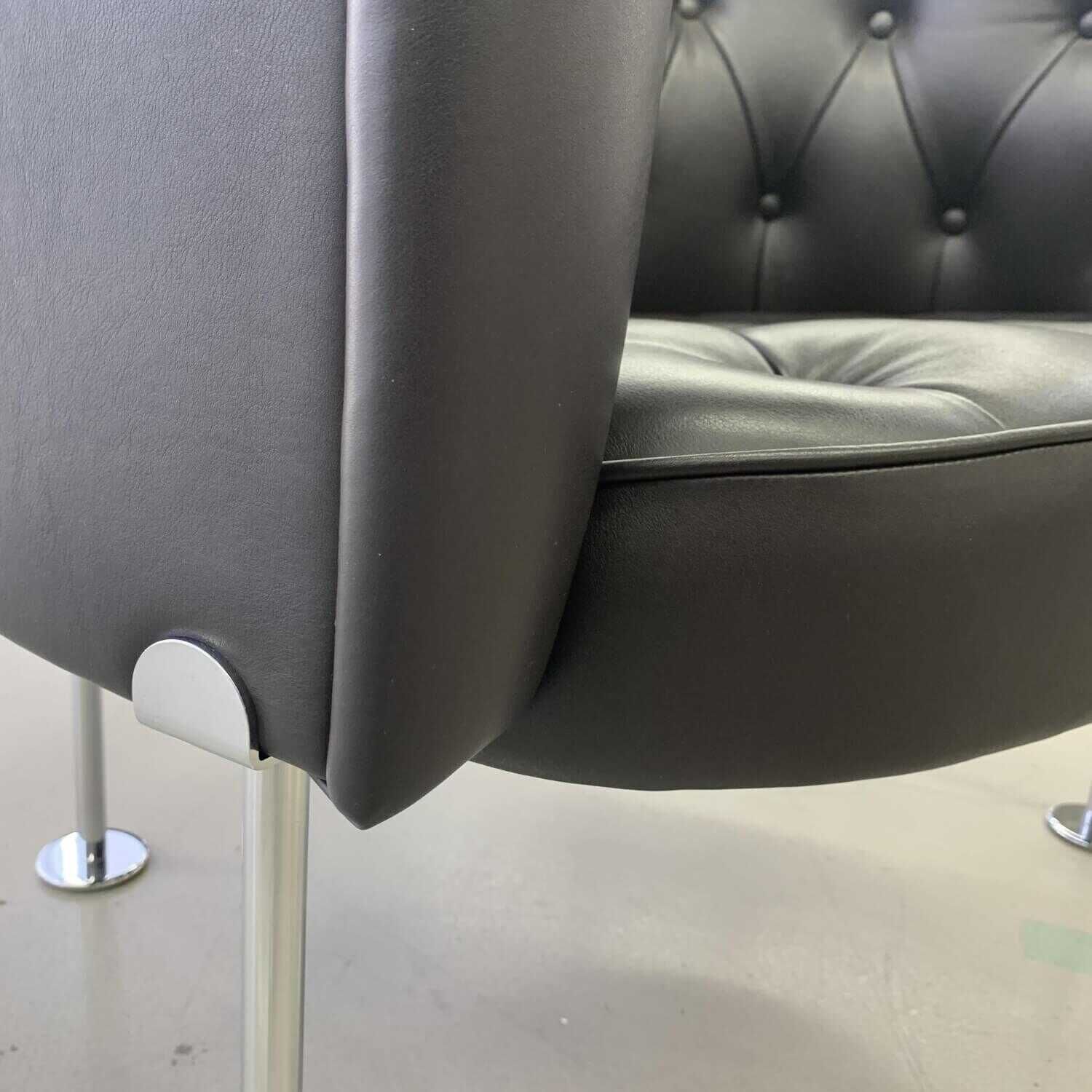 walter-knoll-sessel-haussmann-armchair-leder-elen-1230-black-5e7476ef4274F9BjGPfkHsBO3 Walter Knoll - Sessel Haussmann Armchair Leder Elen 1230 Black - 3