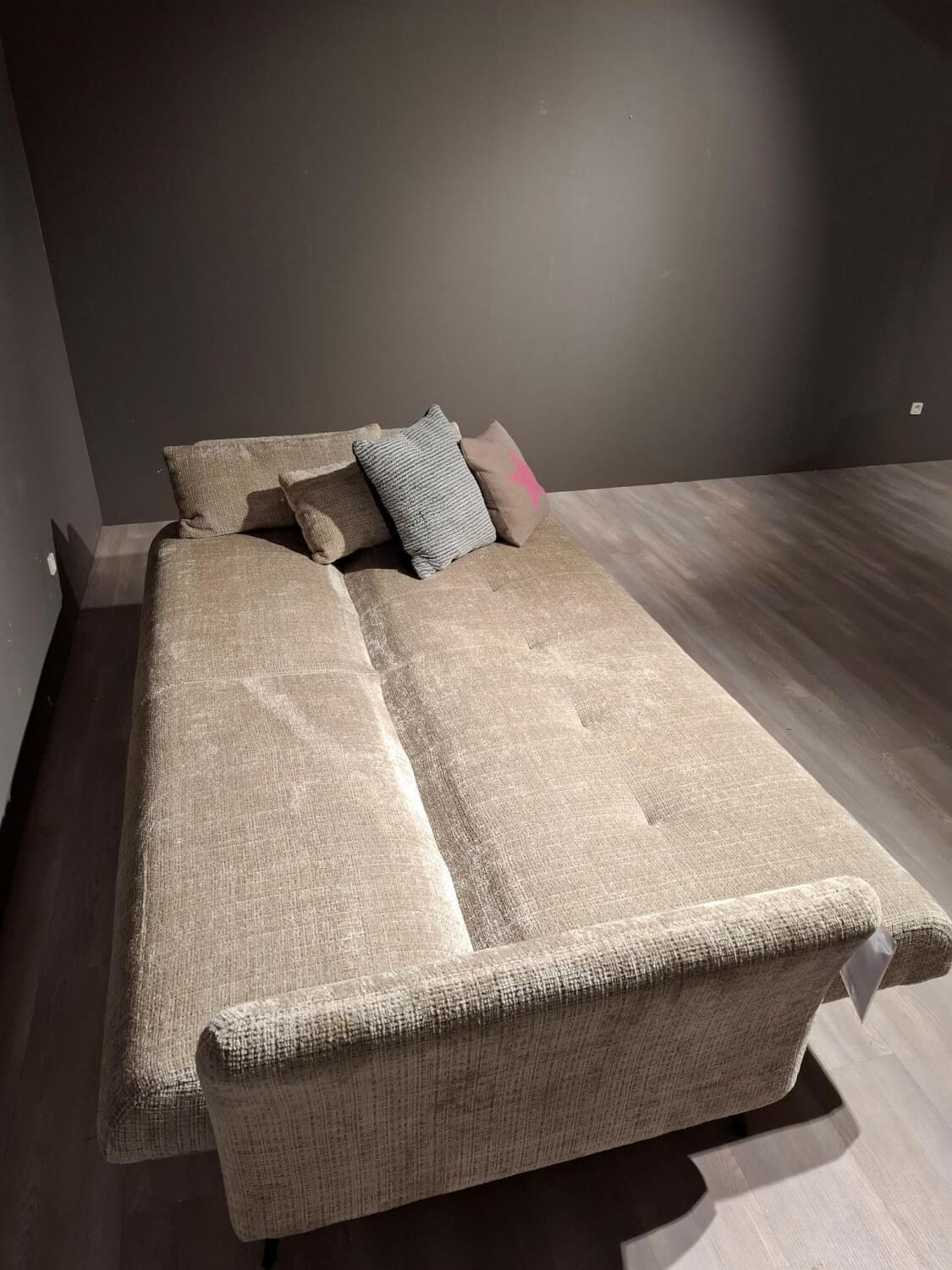 Restyl - Sofa Ambra LS24 Capaz Stoff 2-7066 Silber Grau Metallfuß Schwarz - 3