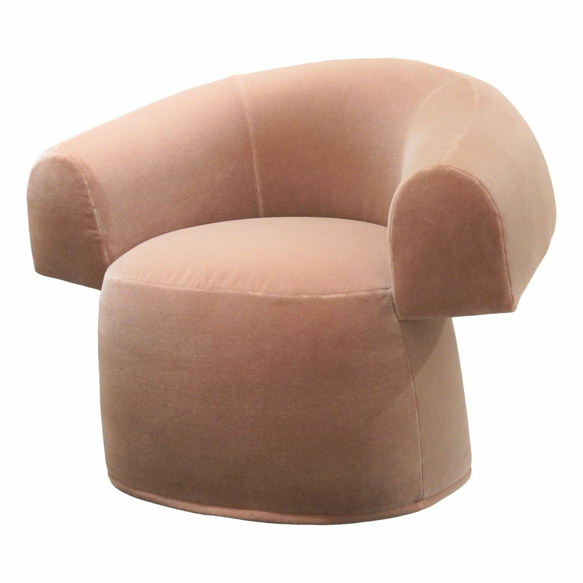 Moroso - Sessel Ruff Klein Stoff A 8529 Zanzibar Braun - 1