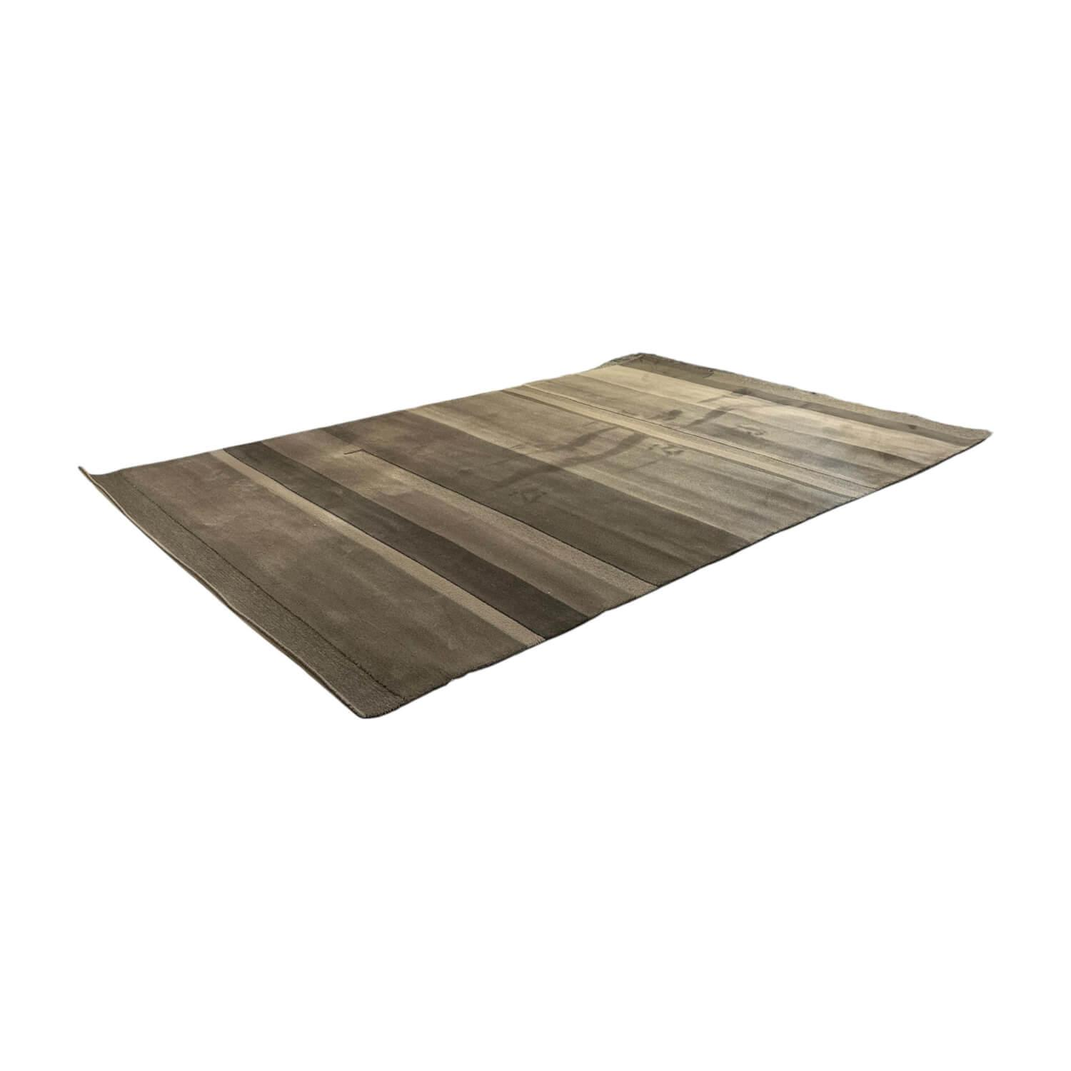 CS Rugs - Teppich 245x375 Division Neuseeländische Wolle 15024 006 Grau Beige - 1