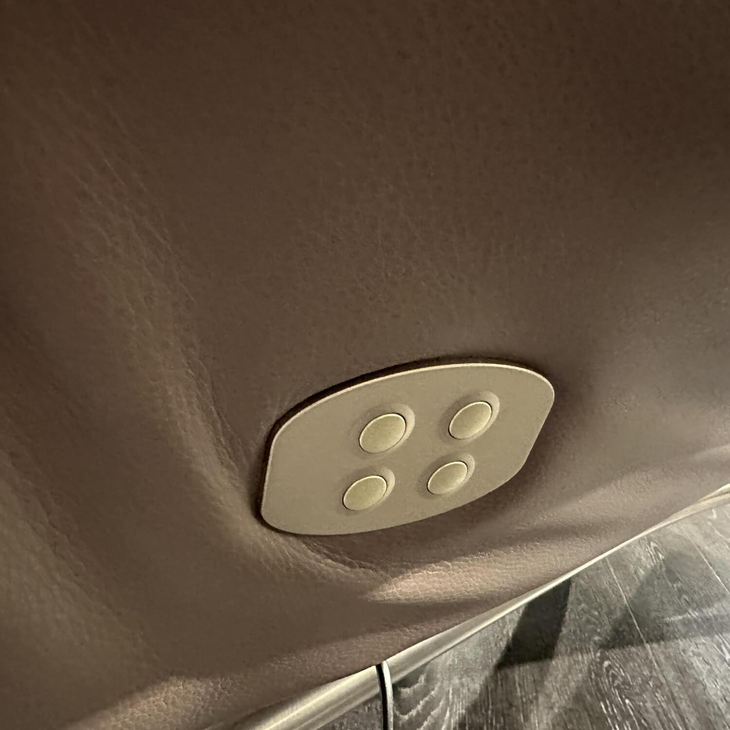 Koinor - Liege Joleen Mit Elektromotor Leder C-Classic Melange Braun Untergestell Edelstahl Polsterung Besonders Leger - 9