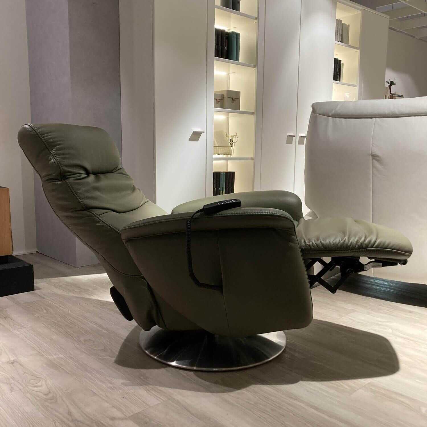 Mondo - Sessel Mondo Recreo Leder Longru Zypress mit Relaxfunktion - 3