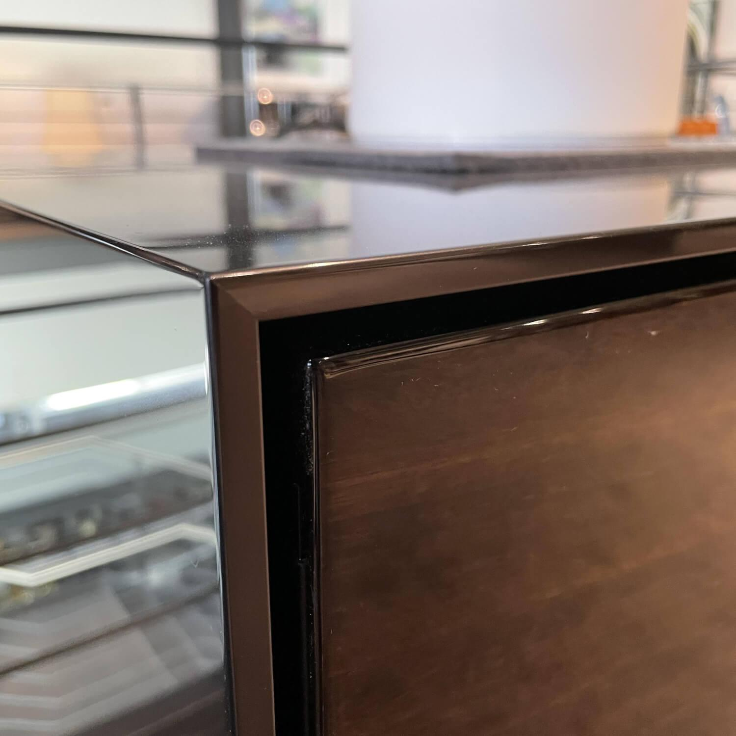 B&B Italia - Sideboard Eucalipto Front Eukalyptus Glänzend Acrylharzbezug Schwarz - 8