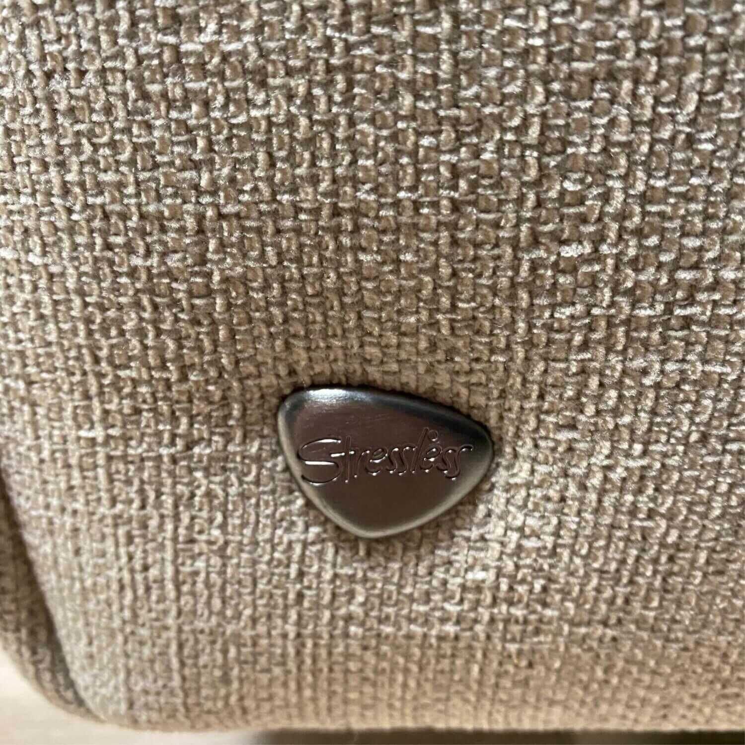 Stressless - Ecksofa Emily Stoff Daisy Sand Elektrisch Verstellbar mit Zwischenelement - 11