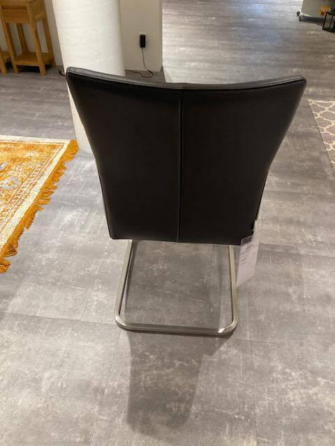 Natura - 6er-Set Stuhl 4110 Leder Toledo Caffe Braun Gestell Edelstahl Gebürstet - 3