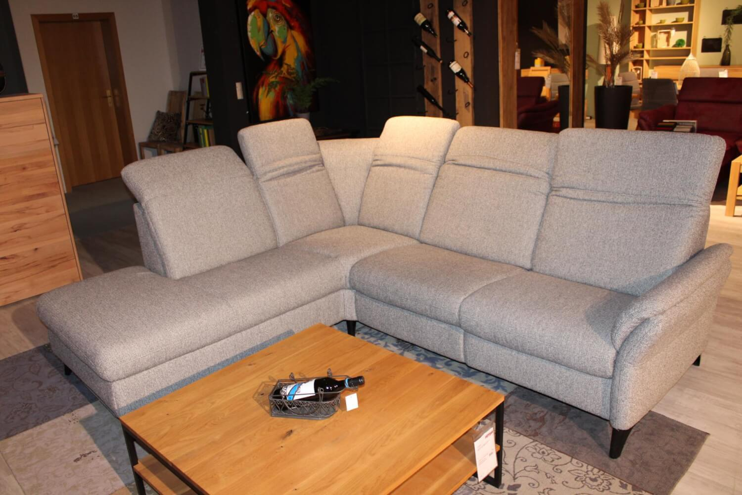 Steinpol - Garnitur Corsica II Casada Stoff C Sneak Steel Grau - 4