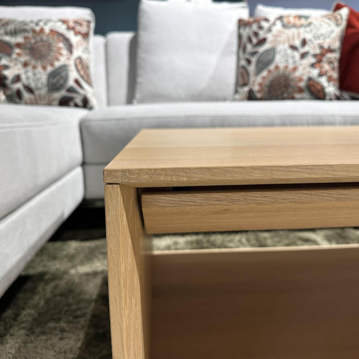 Team 7 - Couchtisch Lux LX CT2106 Eiche Weißöl Mit Rollen Und Touchbeschlag - 4