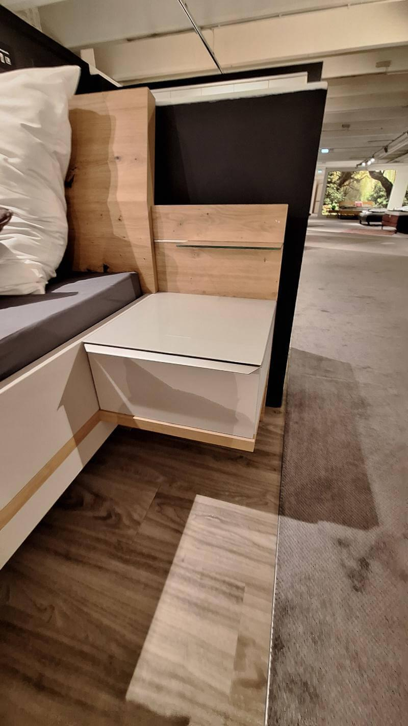 Nolte - Bett Concept me Artisan Eiche Nachbildung mit 2 Nachtischen ohne Lattenrost ohne Matratzen - 2