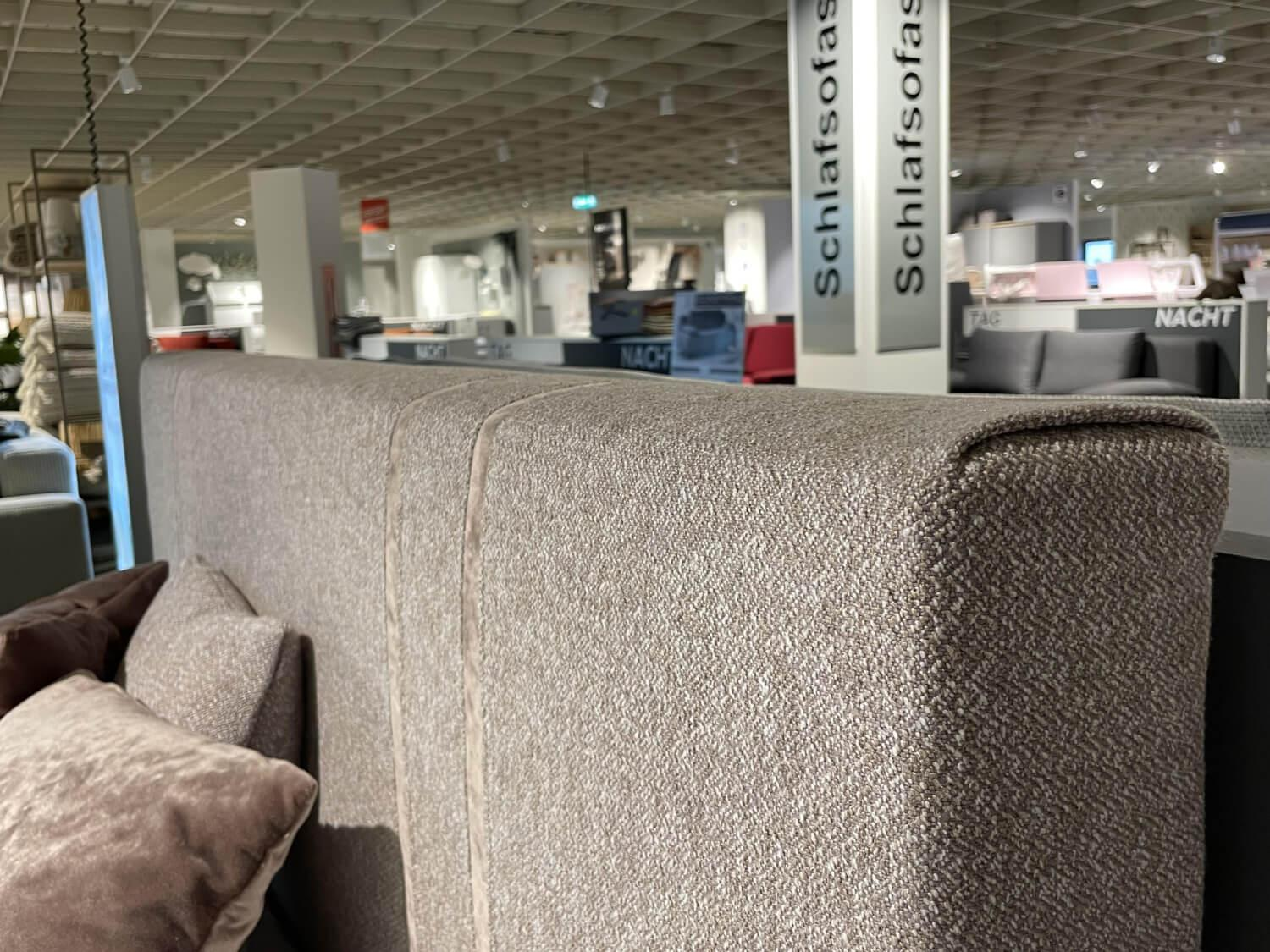 Hülsta - Boxspring Multi 140x200 Stoff M312 Rose Top Point mit Matratze und Topper - 5